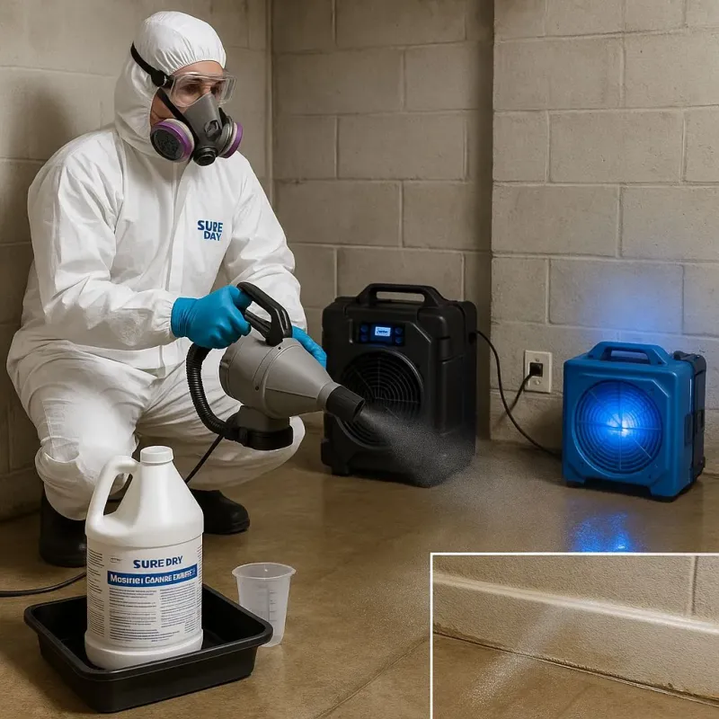 Sanitization and Odor Removal process in Fincastle, TN