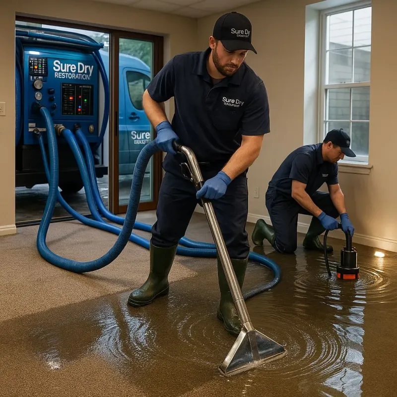 Water Extraction and Removal process in Fincastle, TN